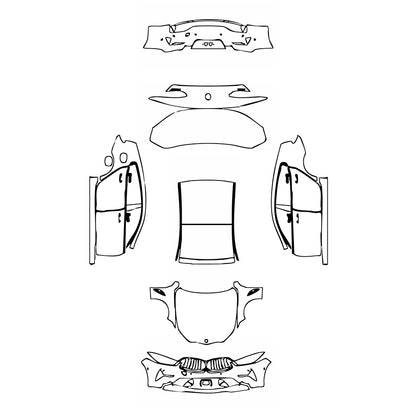 Pre-Cut PPF BMW 8 Series Gran Coupe Sport 2024 - PPF-Kits