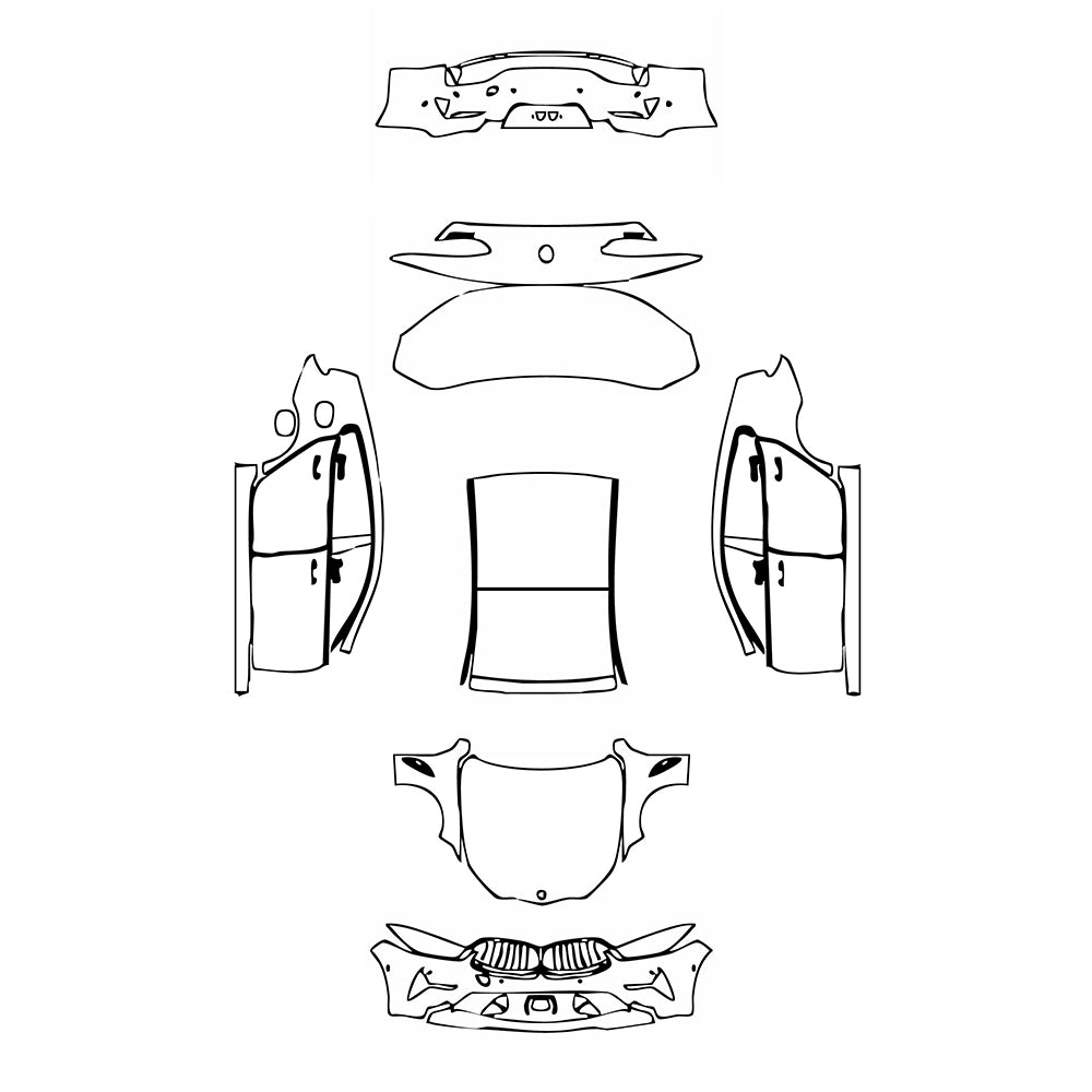 Pre-Cut PPF BMW 8 Series Gran Coupe Sport 2025 - PPF-Kits