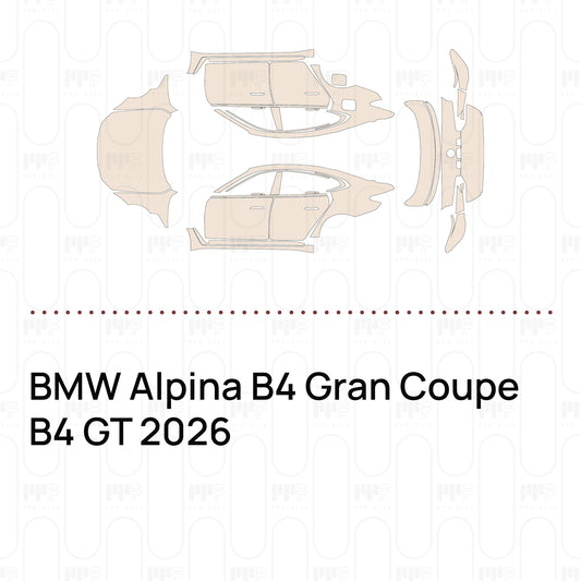 PPF prédécoupé BMW Alpina B4 Gran Coupe B4 GT 2026
