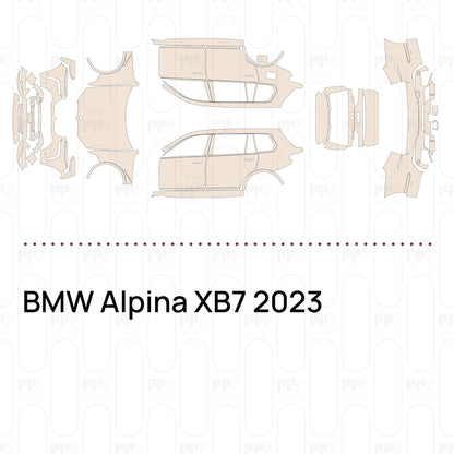 PPF prédécoupé BMW Alpina XB7 2023