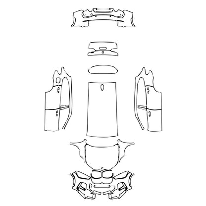 Pre-Cut PPF BMW X1 Extended Wheelbase M Sport 2020 - PPF-Kits