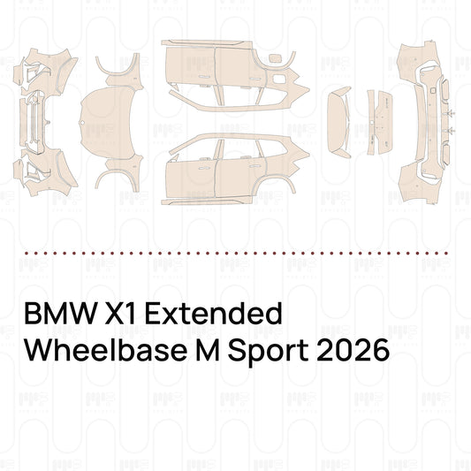 PPF prédécoupé BMW X1 Extended Wheelbase M Sport 2026