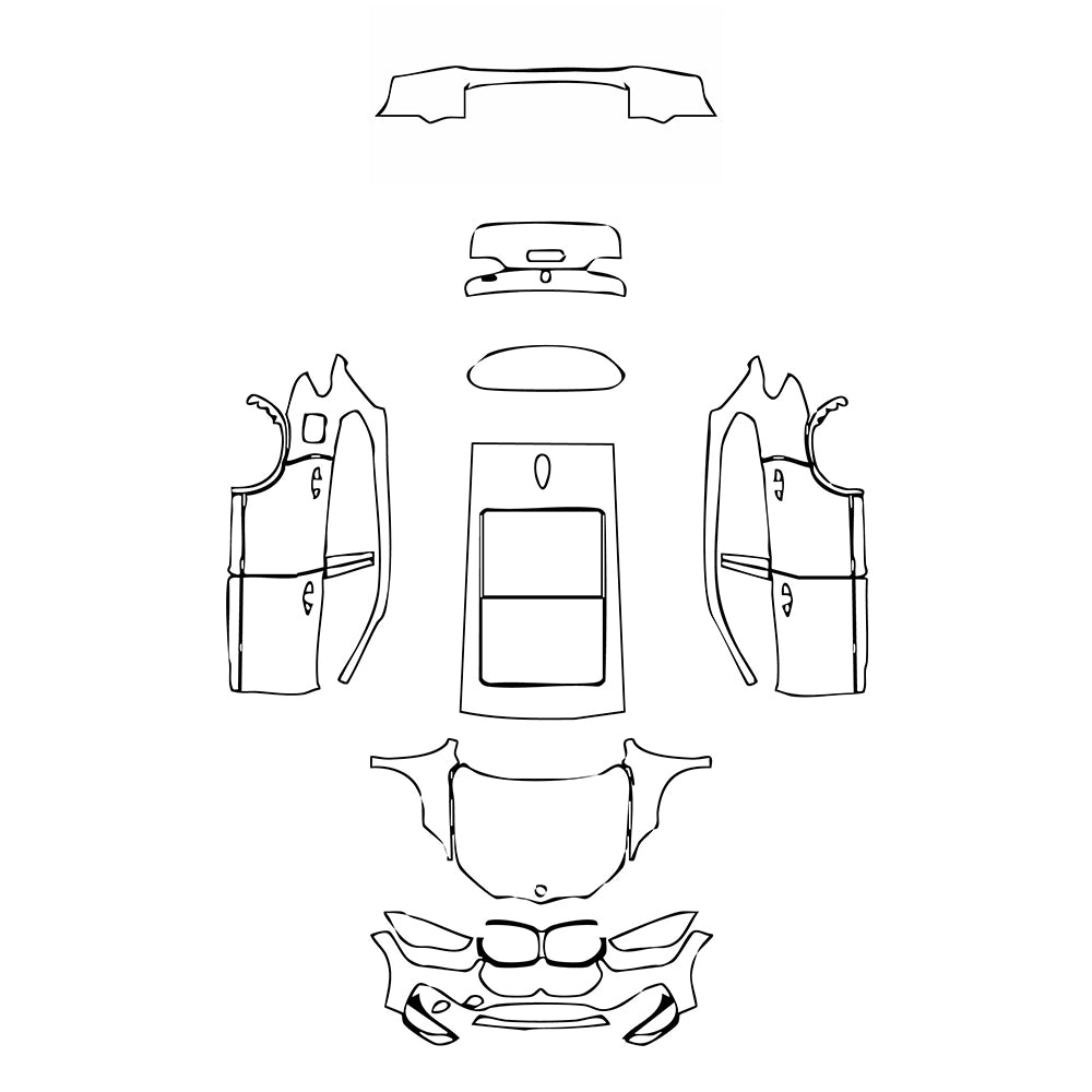 Pre-Cut PPF BMW X1 Standard Wheelbase Base 2020 - PPF-Kits