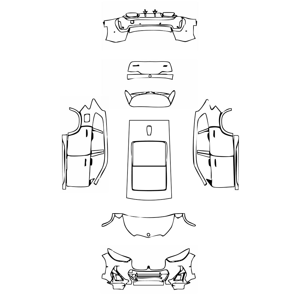 Pre-Cut PPF BMW X1 Standard Wheelbase M Sport 2025 - PPF-Kits