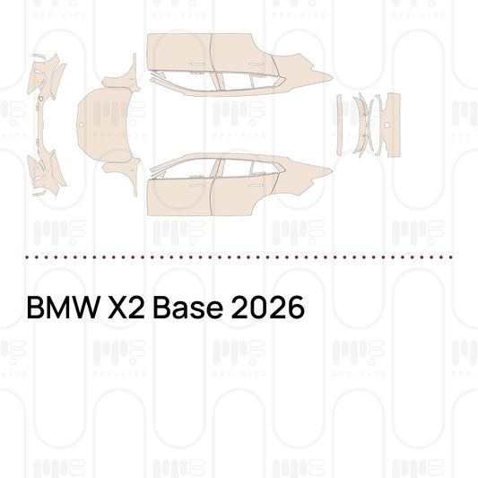 PPF prédécoupé BMW X2 Base 2026