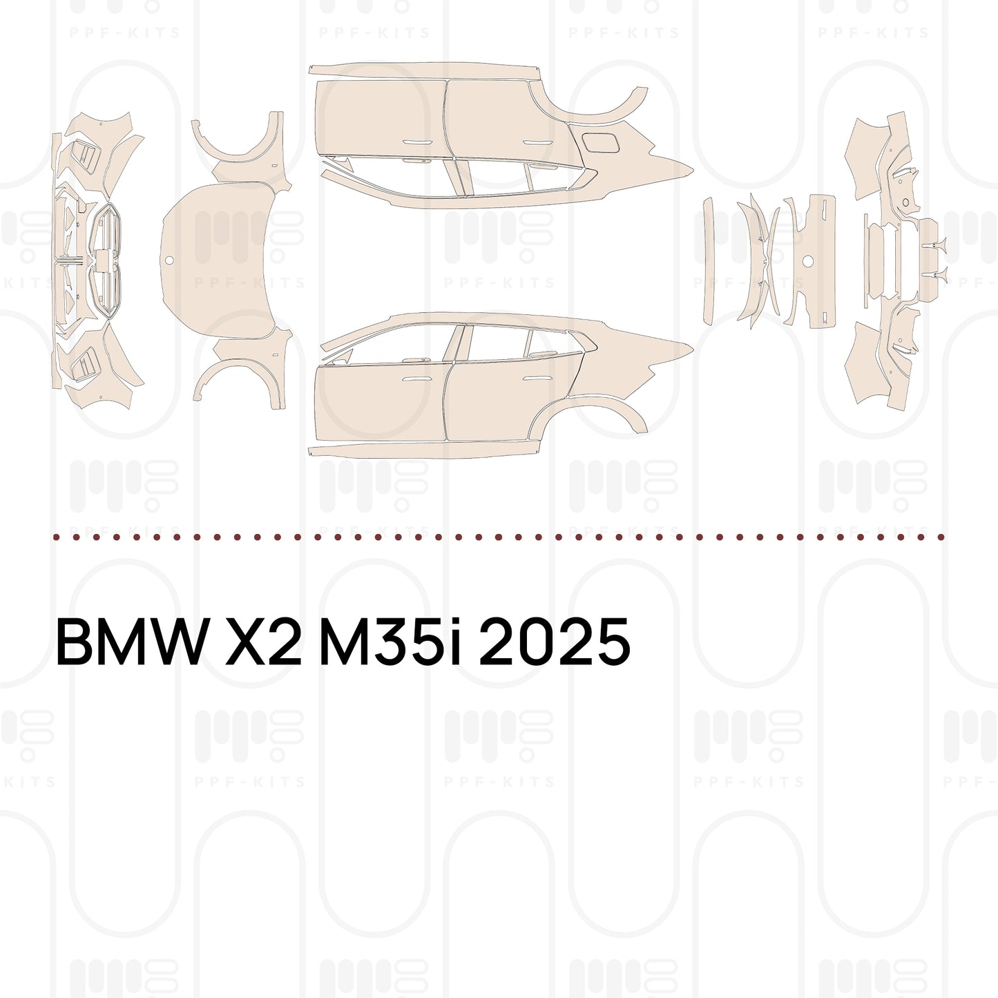 PPF prédécoupé BMW X2 M35i 2025