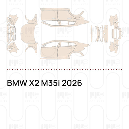 PPF prédécoupé BMW X2 M35i 2026