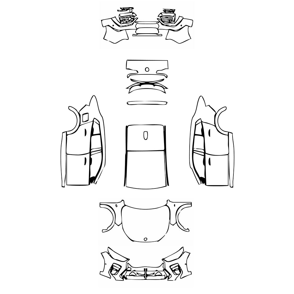 Pre-Cut PPF BMW X2 M Sport 2025 - PPF-Kits