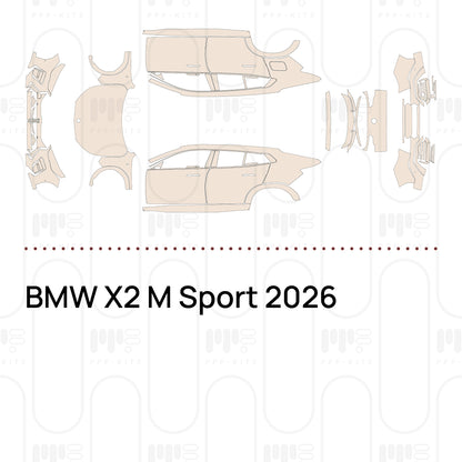PPF prédécoupé BMW X2 M Sport 2026