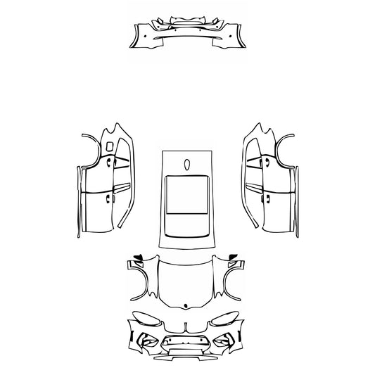 Pre-Cut PPF BMW X3 Standard Wheelbase X3 M 2020 - PPF-Kits