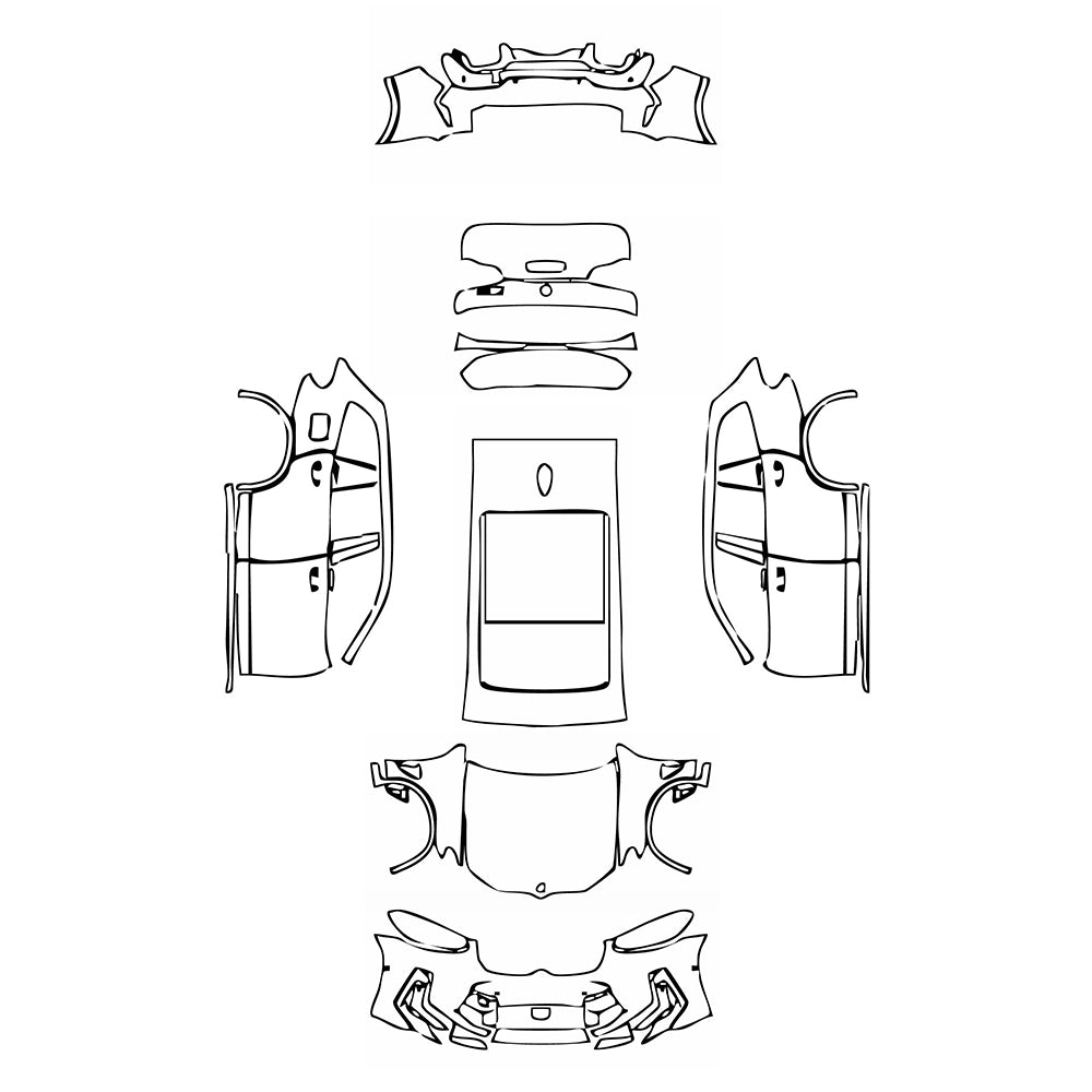 Pre-Cut PPF BMW X3 Standard Wheelbase X3 M 2023 - PPF-Kits