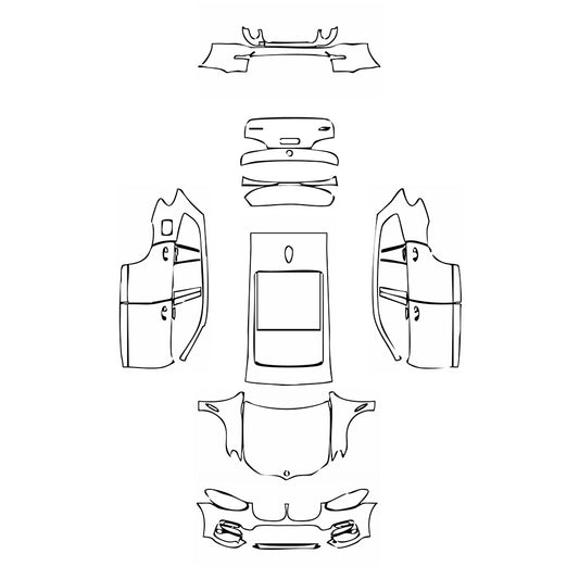 Pre-Cut PPF BMW X3 Standard Wheelbase xLine 2021 - PPF-Kits