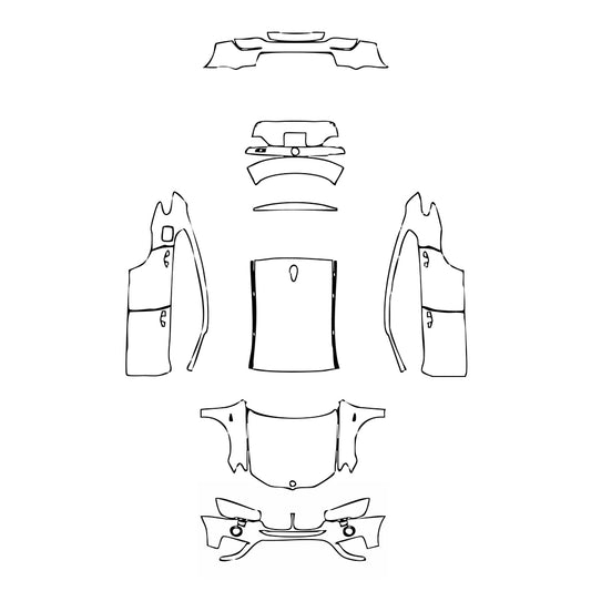 Pre-Cut PPF BMW X4 Base 2015 - PPF-Kits