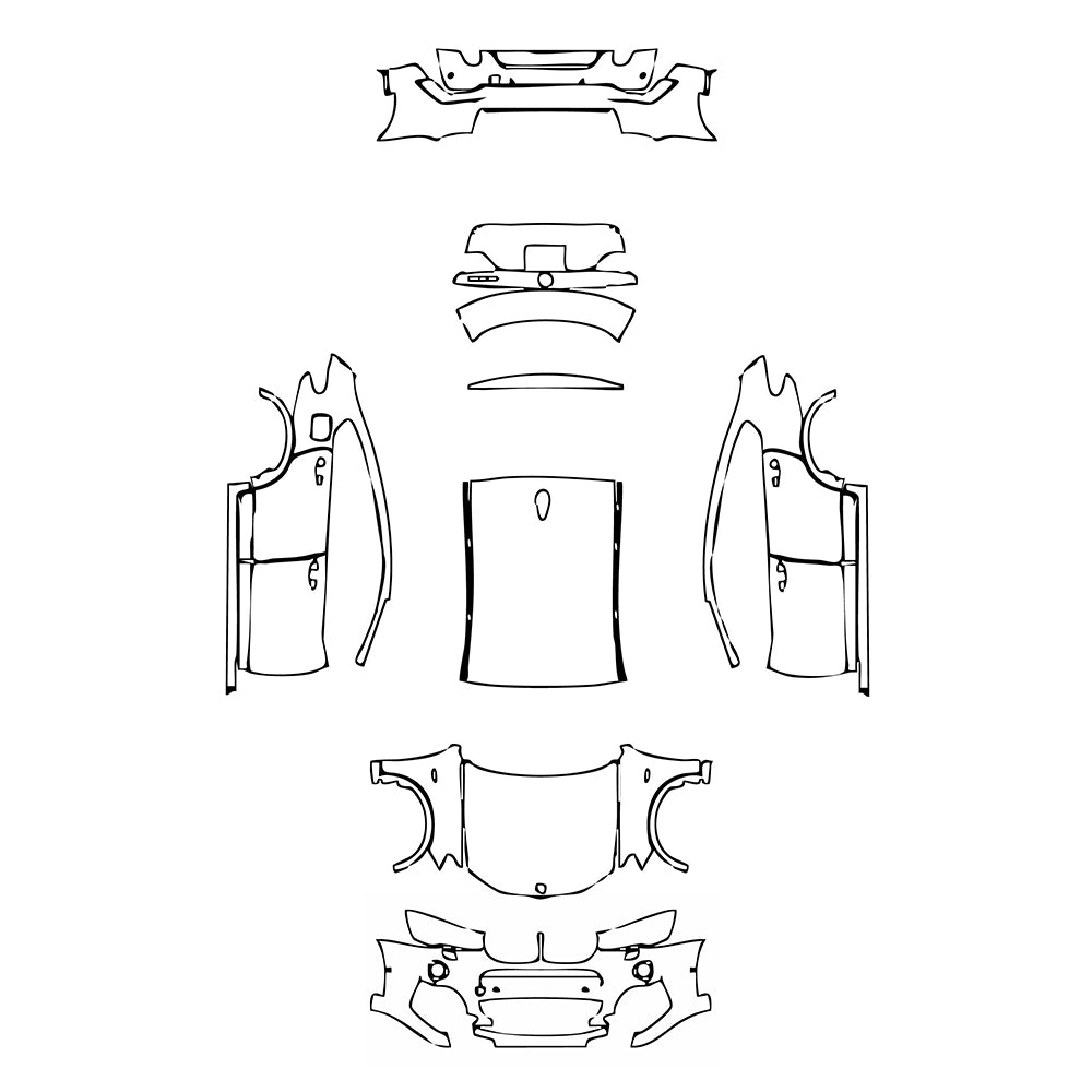 Pre-Cut PPF BMW X4 M40i 2016 - PPF-Kits