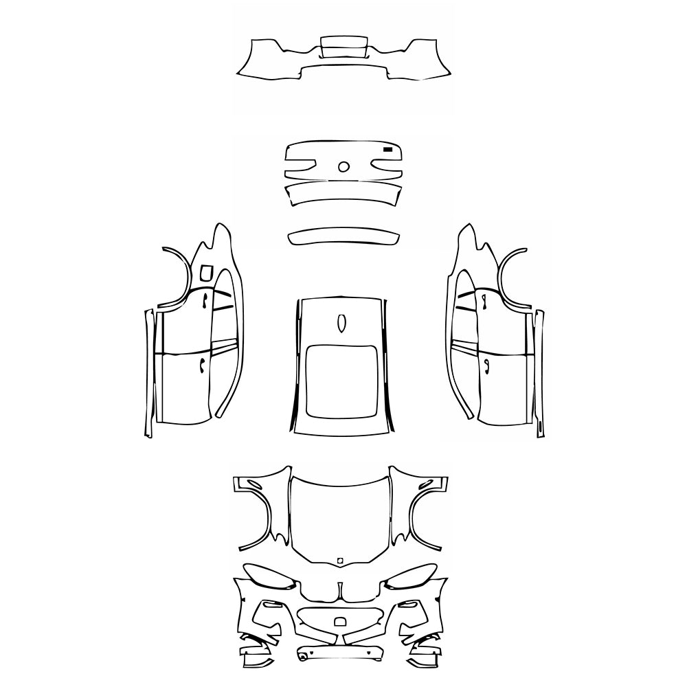 Pre-Cut PPF BMW X4 M40i 2019 - PPF-Kits