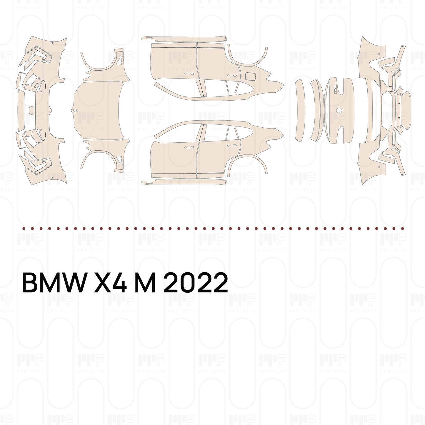 PPF prédécoupé BMW X4 M 2022