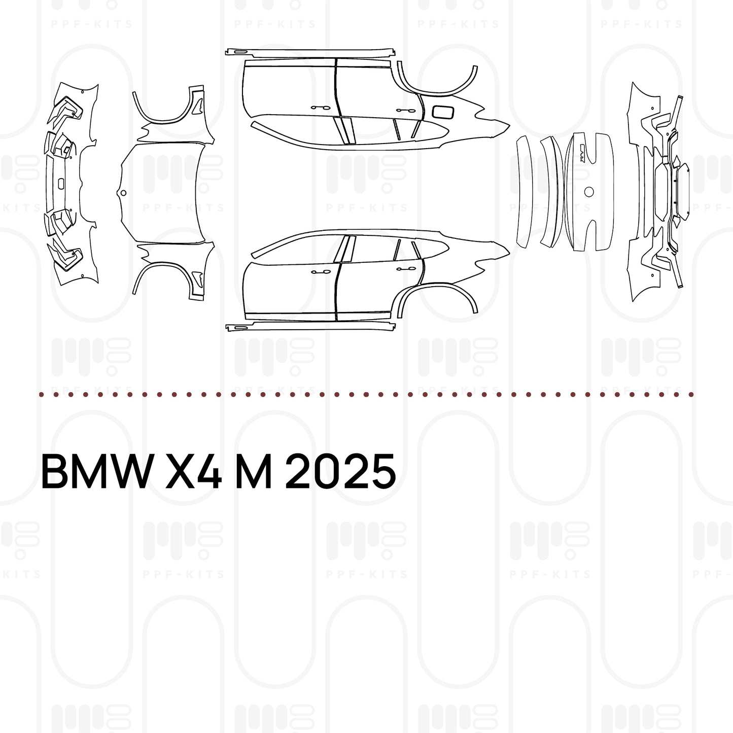 PPF prédécoupé BMW X4 M 2025