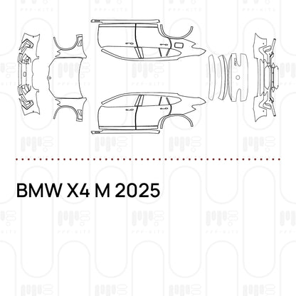PPF prédécoupé BMW X4 M 2025