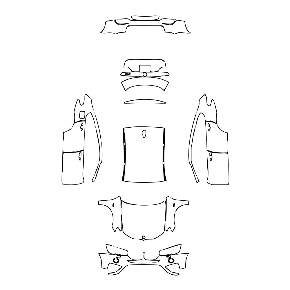 Pre-Cut PPF BMW X4 xLine 2018 - PPF-Kits