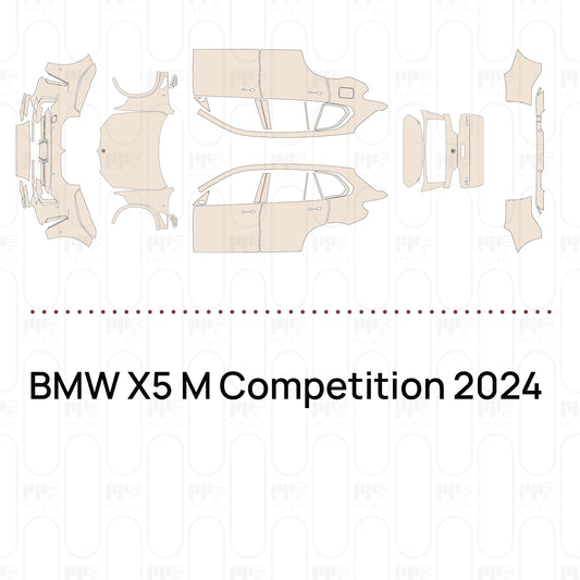PPF prédécoupé BMW X5 M Competition 2024
