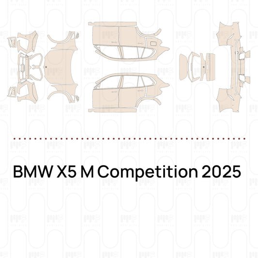 PPF prédécoupé BMW X5 M Competition 2025