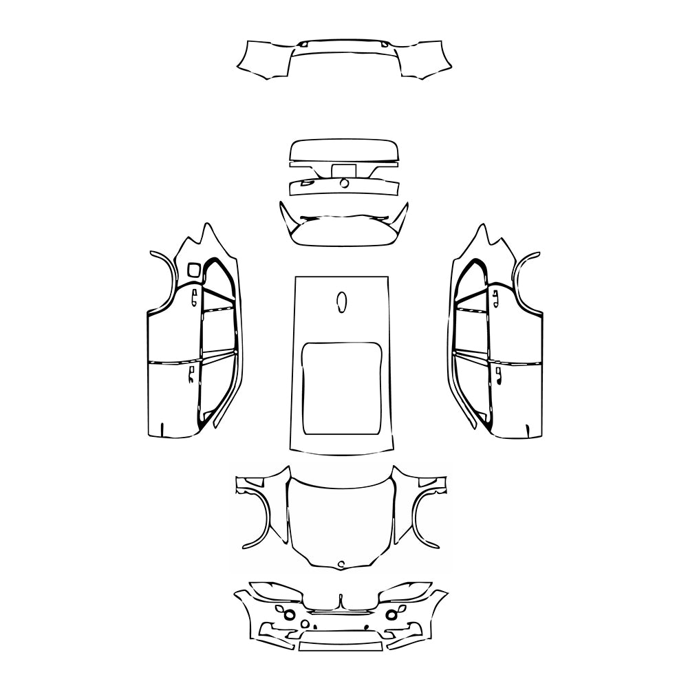 Pre-Cut PPF BMW X5 Standard Wheelbase Luxury Line 2016 - PPF-Kits