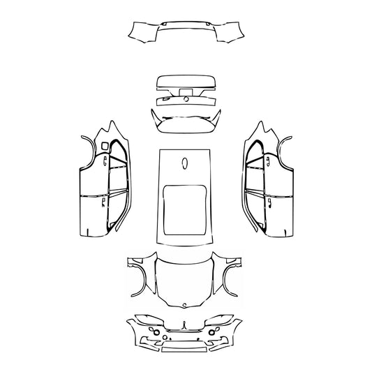 Pre-Cut PPF BMW X5 Standard Wheelbase Luxury Line 2018 - PPF-Kits