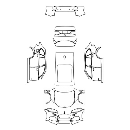 Pre-Cut PPF BMW X5 Standard Wheelbase M Sport 2017 - PPF-Kits