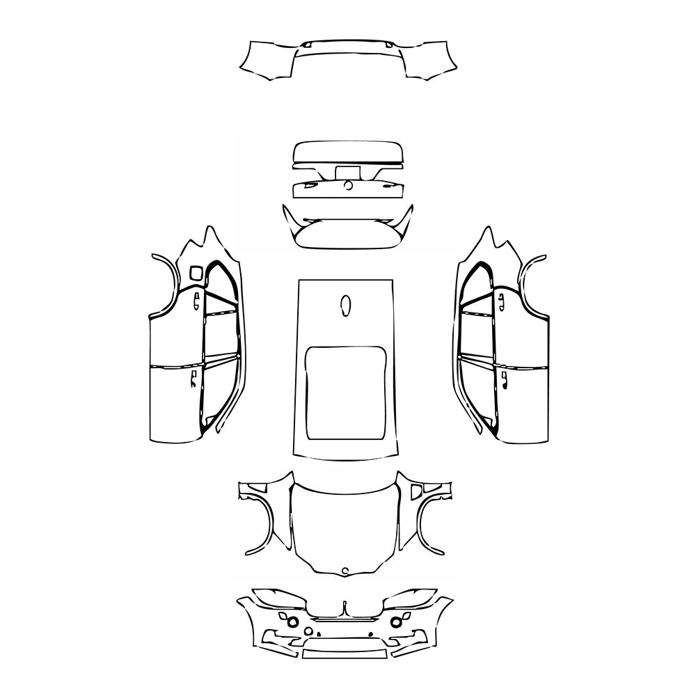 Pre-Cut PPF BMW X5 Standard Wheelbase eDrive 2018 - PPF-Kits