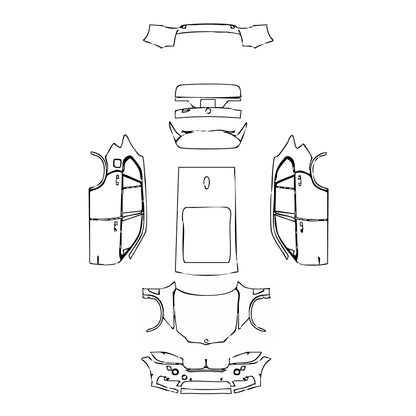 Pre-Cut PPF BMW X5 Standard Wheelbase xLine 2014 - PPF-Kits