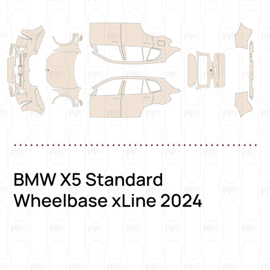 PPF prédécoupé BMW X5 Standard Wheelbase xLine 2024