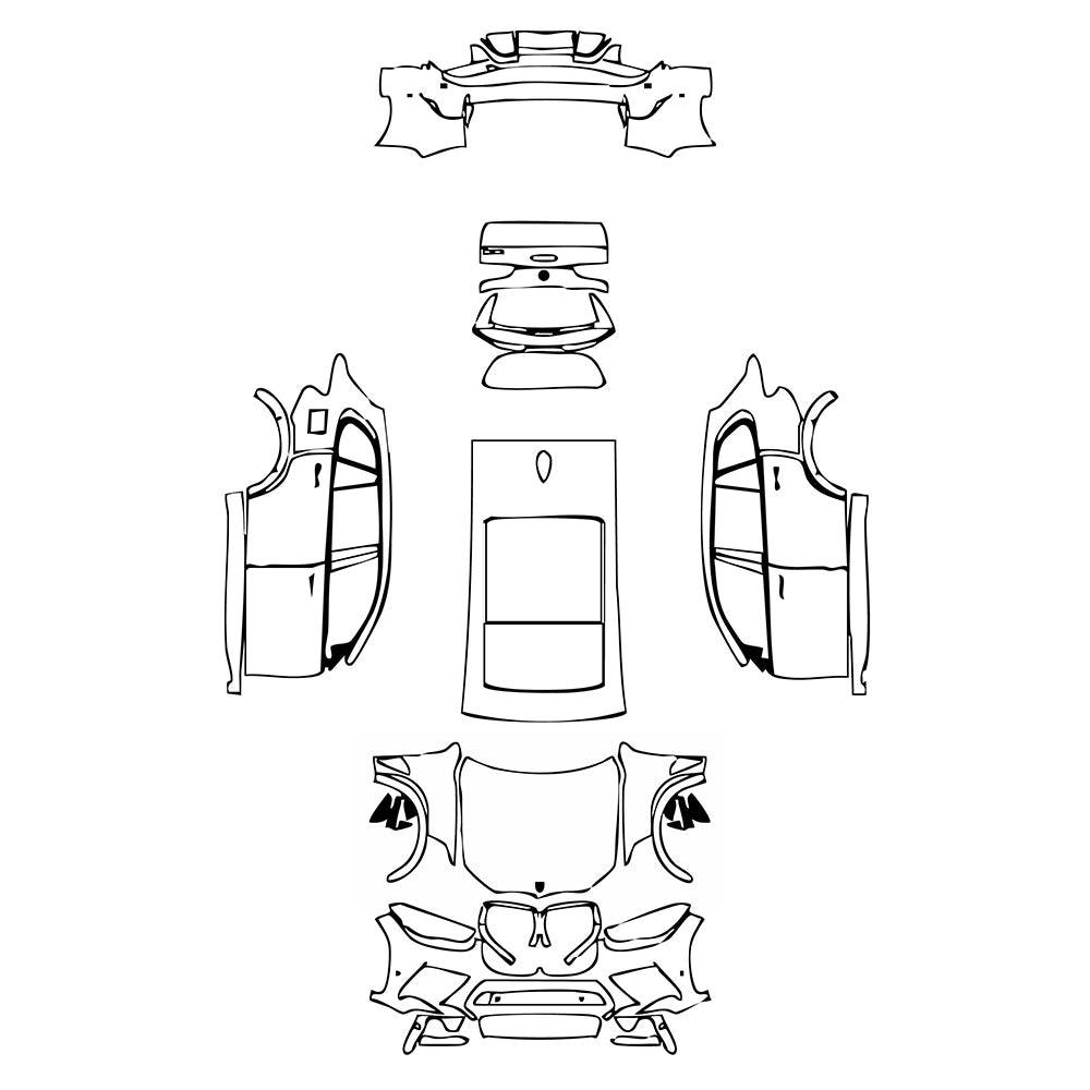 Pre-Cut PPF BMW X5 X5 M 2023 - PPF-Kits