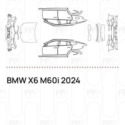PPF prédécoupé BMW X6 M60i 2024