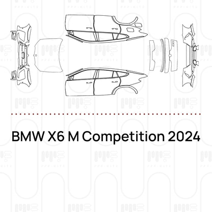 PPF prédécoupé BMW X6 M Competition 2024
