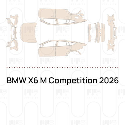 PPF prédécoupé BMW X6 M Competition 2026