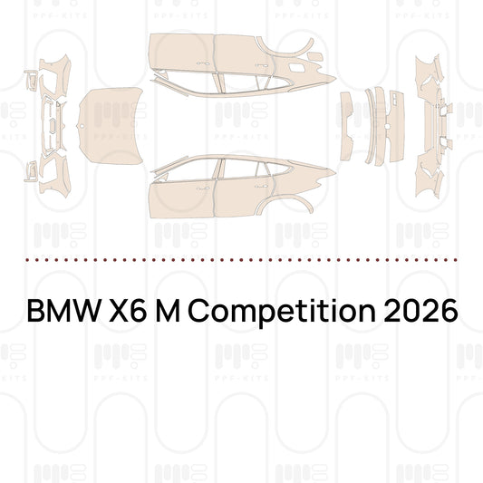 PPF prédécoupé BMW X6 M Competition 2026