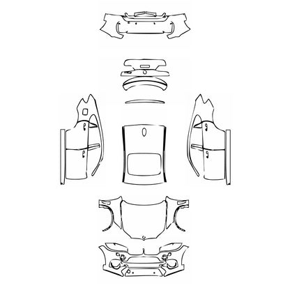 Pre-Cut PPF BMW X6 X6 M 2016 - PPF-Kits
