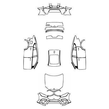 Pre-Cut PPF BMW X6 X6 M 2021 - PPF-Kits