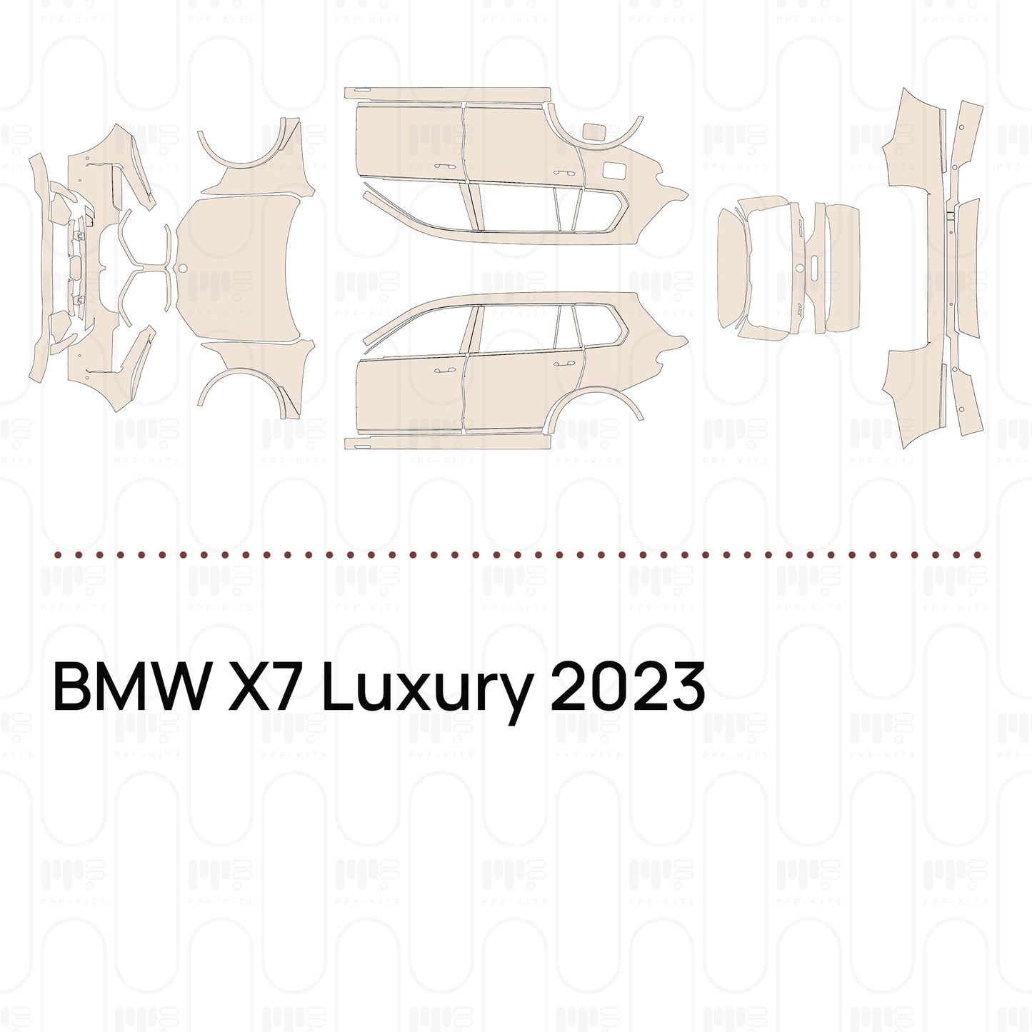 PPF prédécoupé BMW X7 Luxury 2023
