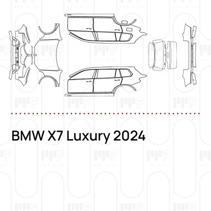 PPF prédécoupé BMW X7 Luxury 2024
