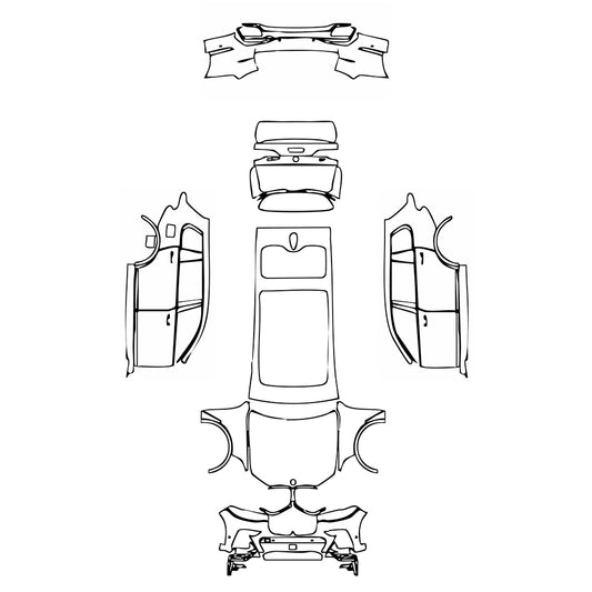 Pre-Cut PPF BMW X7 M50i 2019 - PPF-Kits