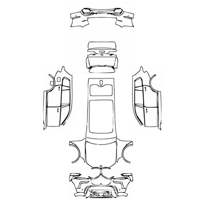 Pre-Cut PPF BMW X7 M60i 2025 - PPF-Kits