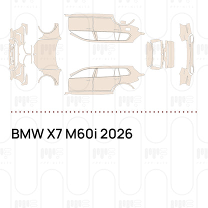 PPF prédécoupé BMW X7 M60i 2026