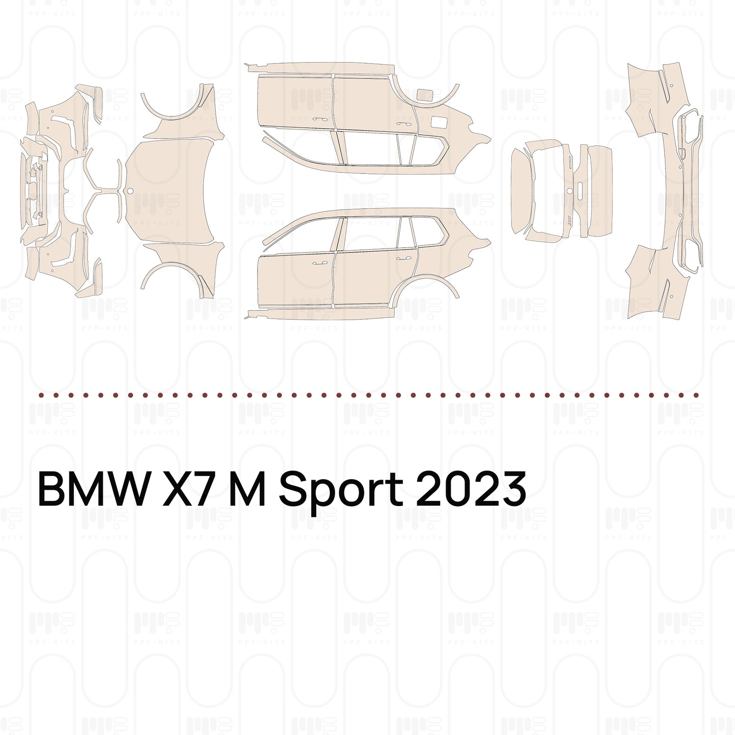 PPF prédécoupé BMW X7 M Sport 2023