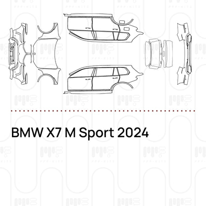 PPF prédécoupé BMW X7 M Sport 2024