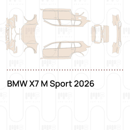 PPF prédécoupé BMW X7 M Sport 2026