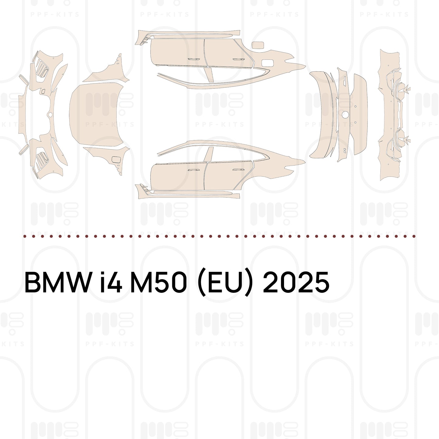PPF prédécoupé BMW i4 M50 (EU) 2025