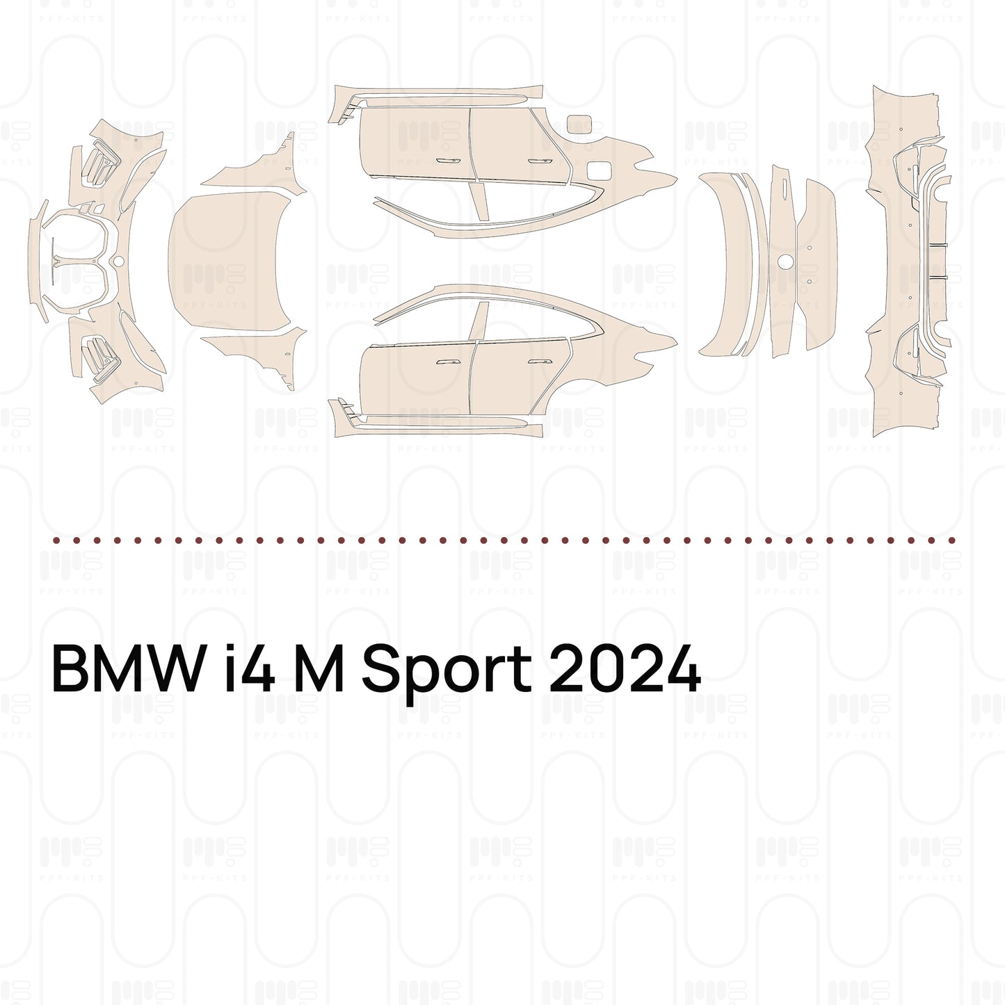 PPF prédécoupé BMW i4 M Sport 2024