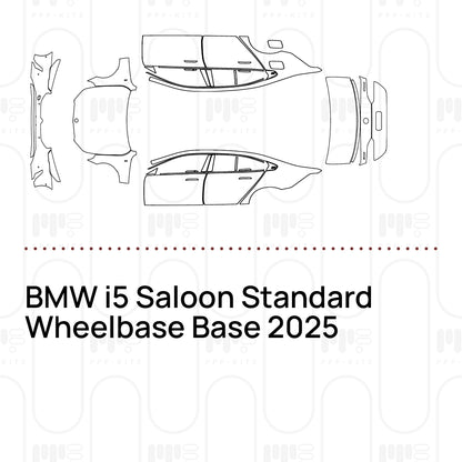 PPF prédécoupé BMW i5 Saloon Standard Wheelbase Base 2025