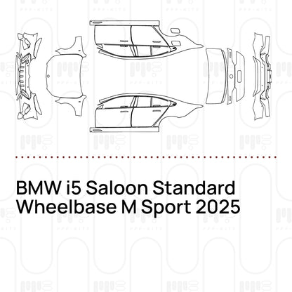PPF prédécoupé BMW i5 Saloon Standard Wheelbase M Sport 2025